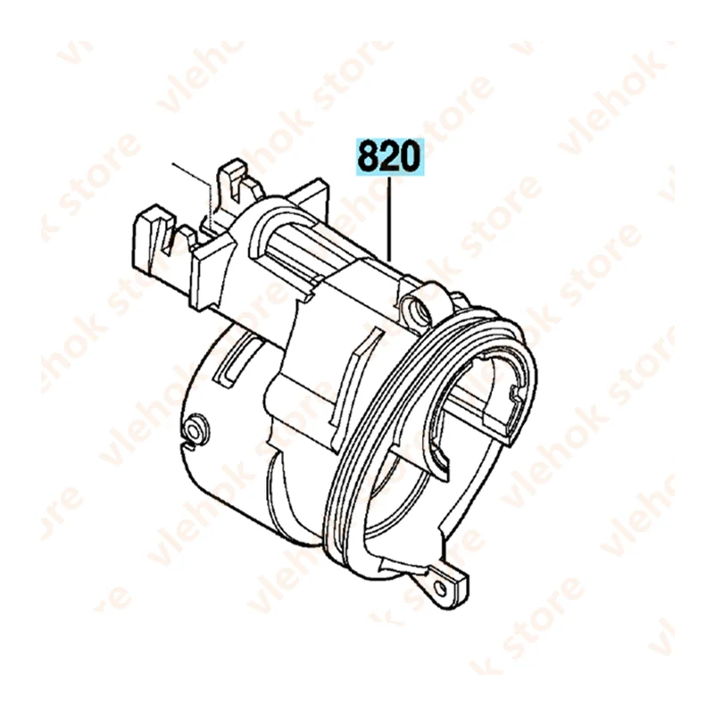Промежуточный фланец для BOSCH 11536C GBH36V-LI 1617000666 роторный молоток аксессуары для электроинструмента части электрических инструментов