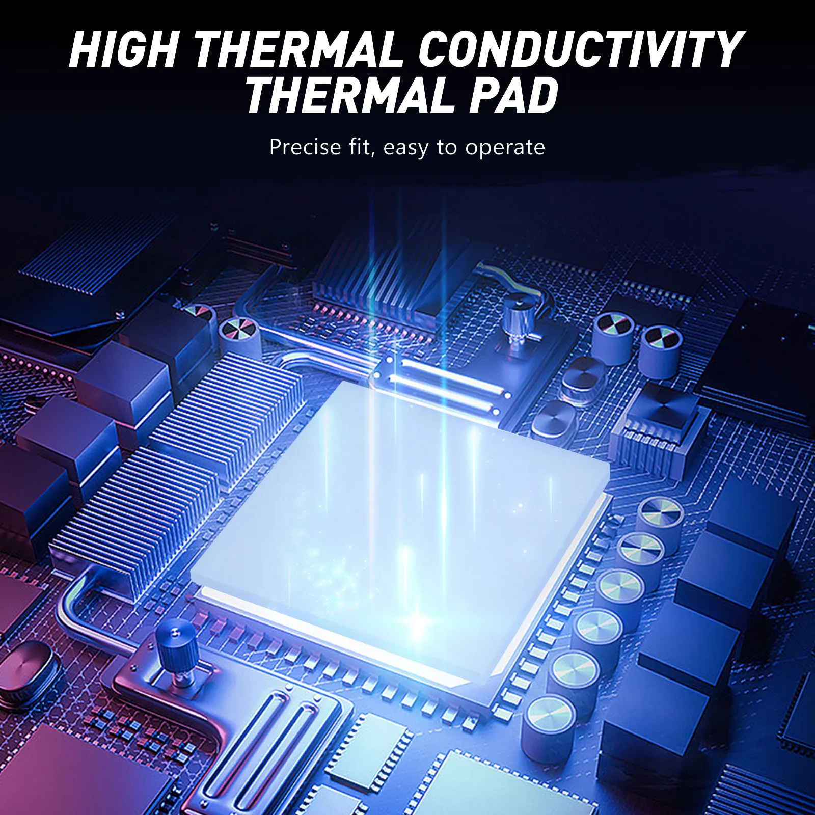 Фото Термопрокладка Upsiren 21W для охлаждения GPU/CPU и M.2 SSD, 70x20 мм, высококачественная, оригинальная, аутентичная №3
