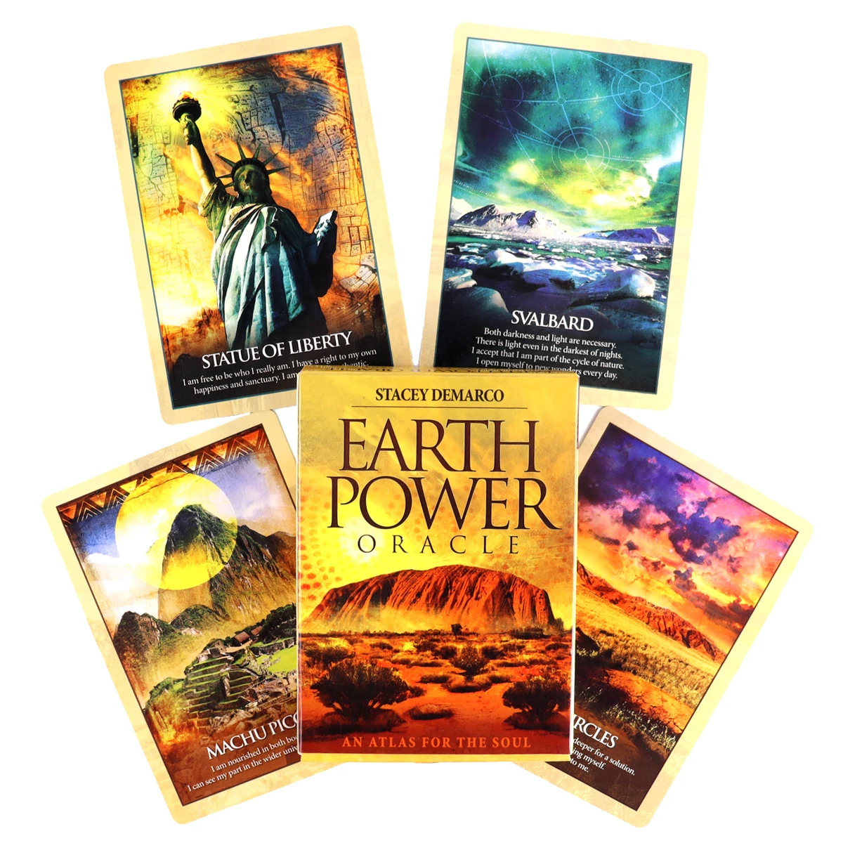 

Earth Power Oracle Cards Beginners Board Game Multiplayer Family Party Game Fortune Telling Prophet Tarot Deck With PDF Guide