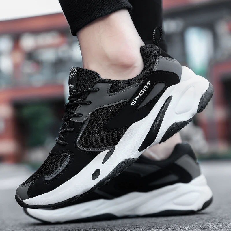 2023 New Men Sneakers Mesh Running Shoes Soft Comfortable Sport Shoes Big Size 47 48 Lightweight Walking Men Shoes