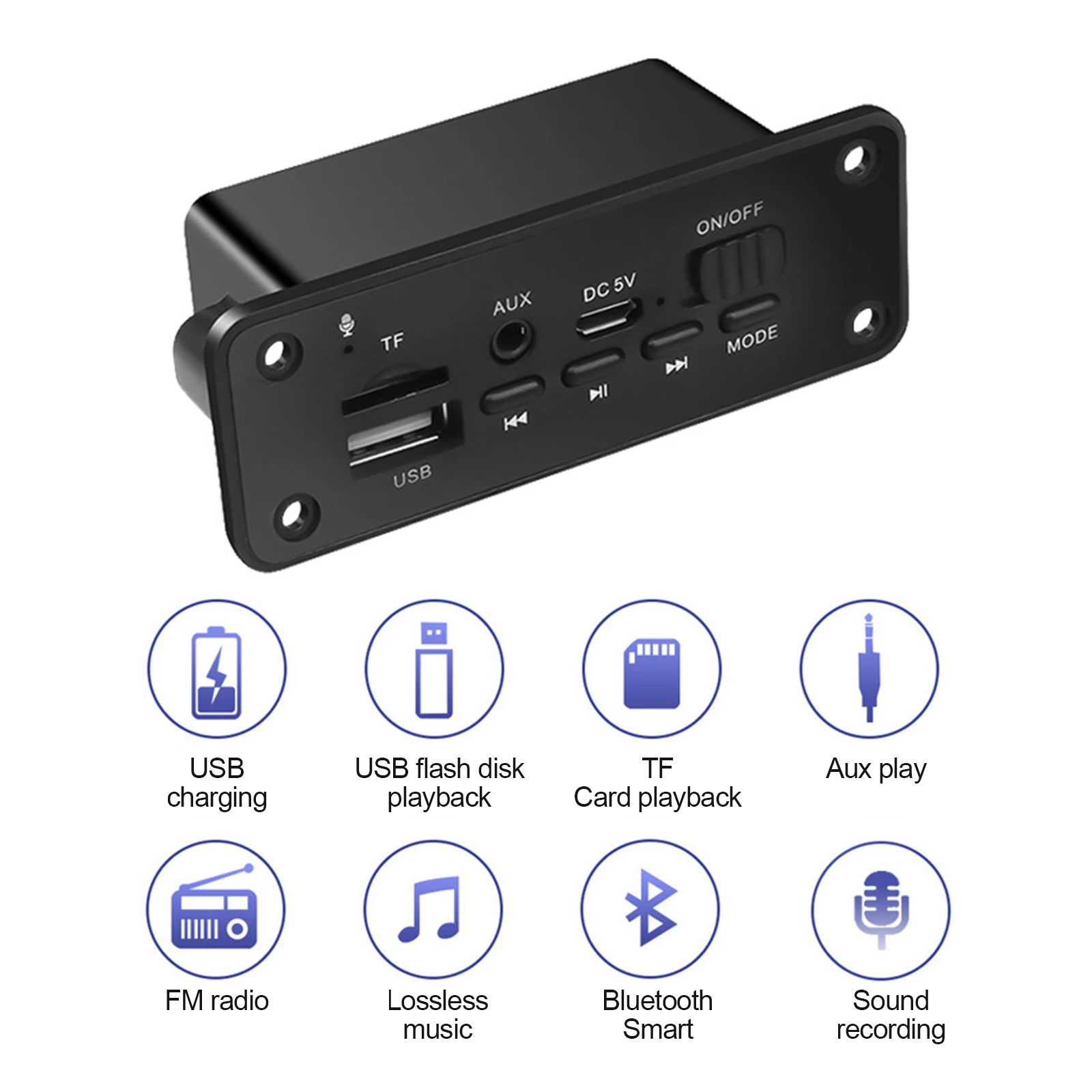 

1 шт., автомобильный декодер, Mp3, Bluetooth