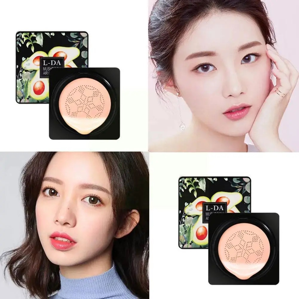 

Avocado Bb Cream Air Cushion Face Foundation Mushroom Air Cosmetic Waterproof Base Cushion Isolation Concealer Makeup P0r3