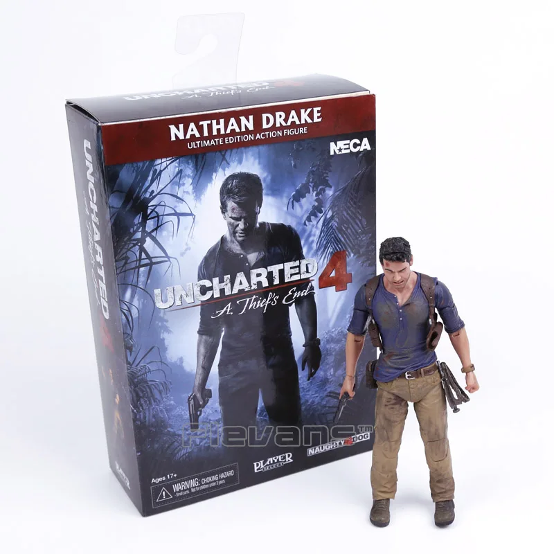 

NECA Uncharted 4 A thief's end NATHAN DRAKE 7" Action Figure Joint Movable Model Toy