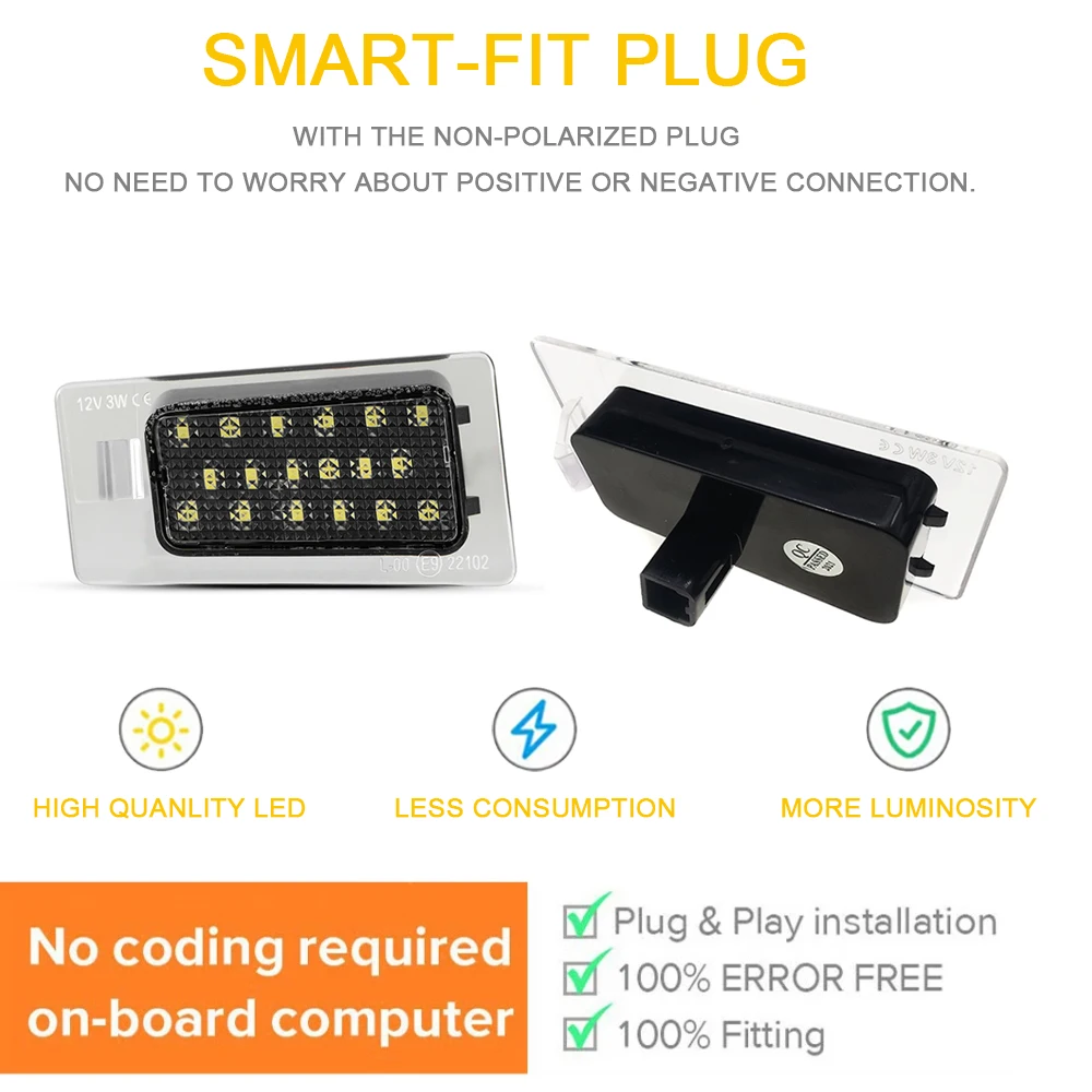 подсветка номерного знака kia cerato 3Для Hyundai Elantra MD Accent Solaris Sedan HCR i30 Wagon CW СВЕТОДИОДНЫЙ