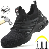 industrial boots security protective shoes fashion work shoes sneakers men boots comfort safety shoes anti puncture anti smash