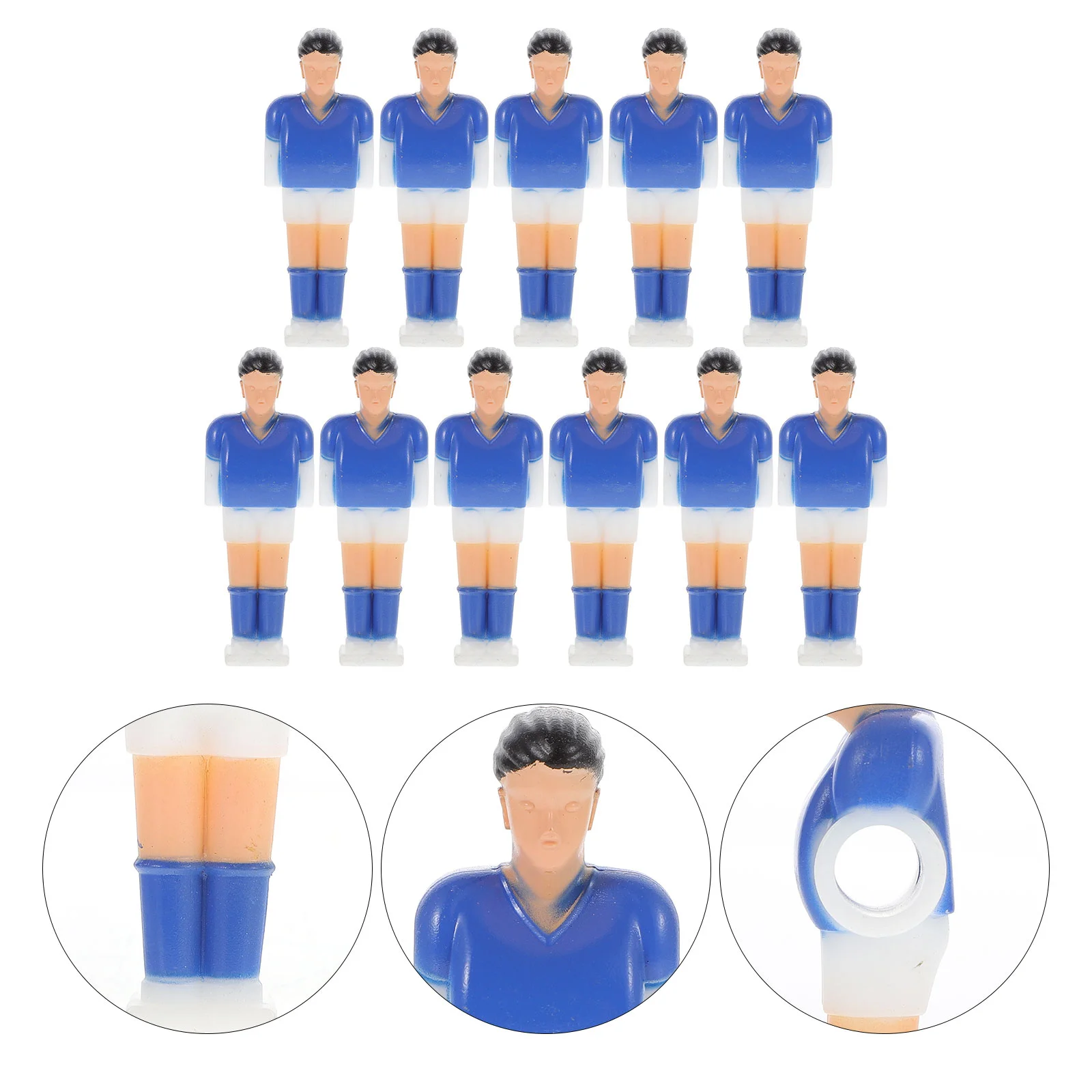 

11pcs Foosball Men Foosball Replacement Table Soccer Men Replacement Parts