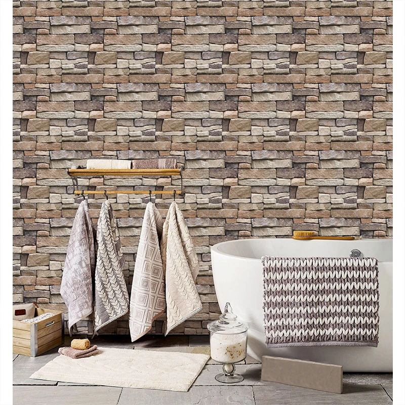 

Tile Wall Sticker Self Adhesive Home Decor 3d pvc sticker Covers For Kitchen Cupboard Bathroom Wallpaper Waterproof Wallpaper