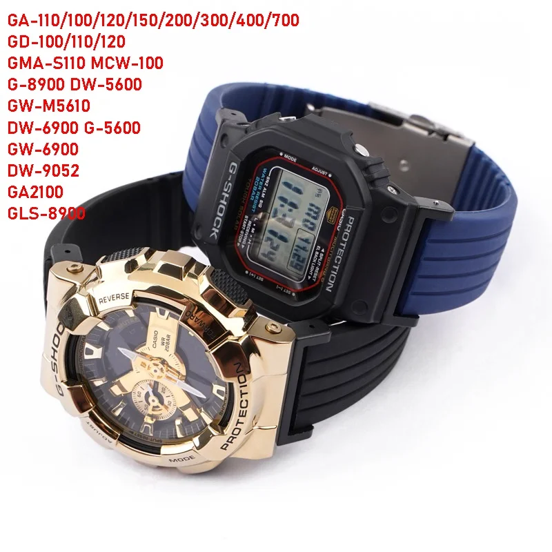 Ремешок силиконовый для часов GA110 DW5600 GA2100 |