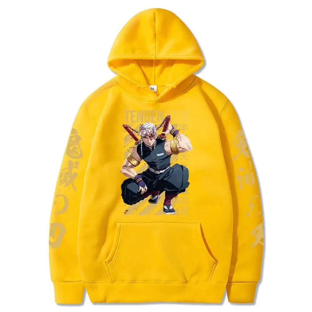 Толстовки с длинными рукавами Demon Slayer Anime Tengen Uzui