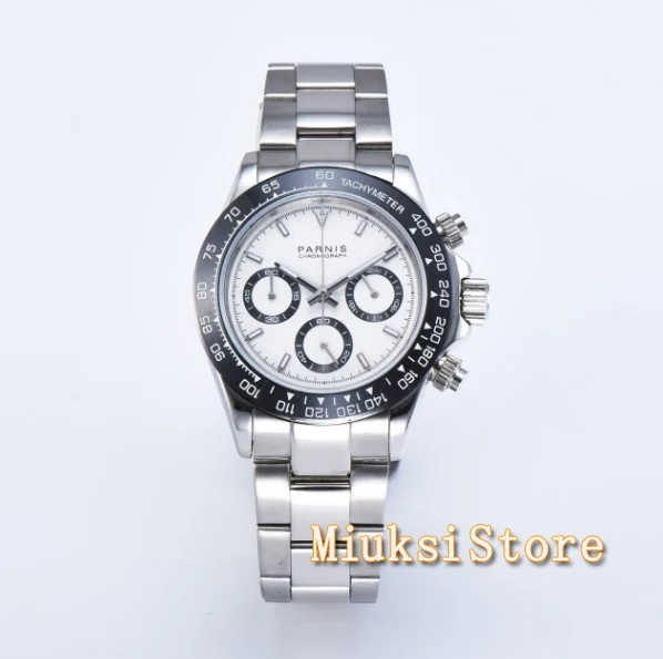 Мужские кварцевые часы с сапфировым стеклом 39 мм |