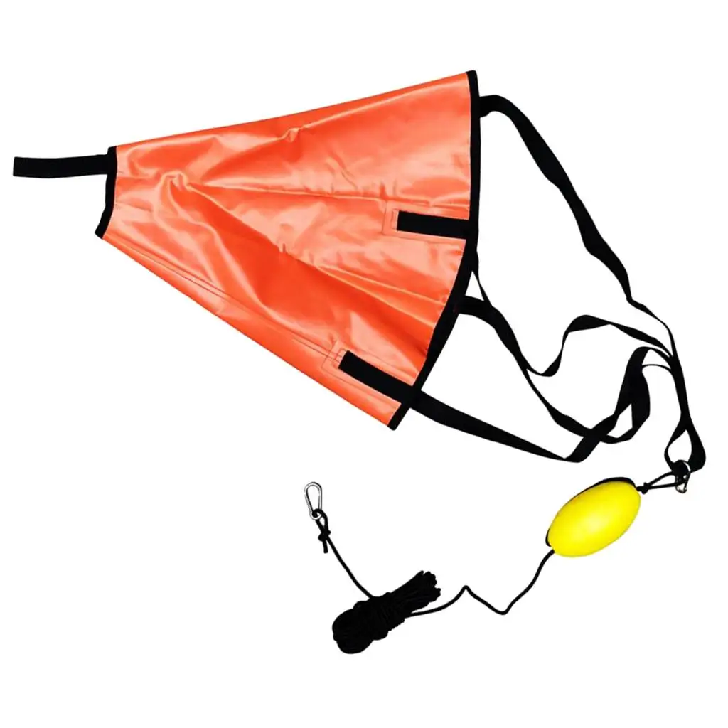 

45.72cm Anchor Trolling Sock Kayak Boat Tow Rope Buoy with Tow