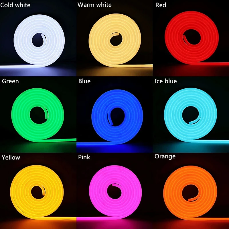 

LED Flexible Silicone Neon Light Strip Set 2835 Low Voltage 12V 6*12 Shape Embedded Linear Flexible Light Strip