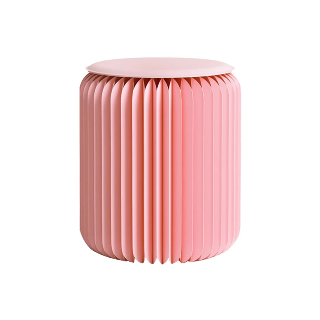 

Round Paper Stool Home Living Room Bedroom Folding Step Stool Honeycomb Structure Chair 42cm