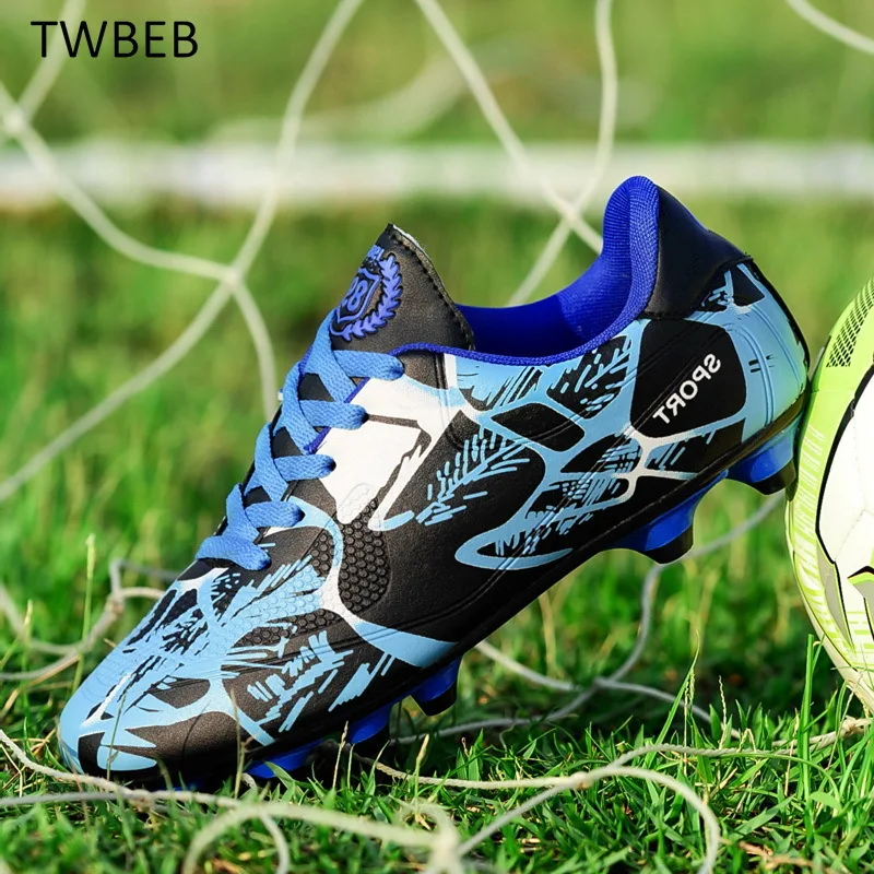 

Men and Women Football Shoes Grass Football Ankle Shoe Non-slip Unisex Indoor Football Shoes KIDS Futsal Training Shoes