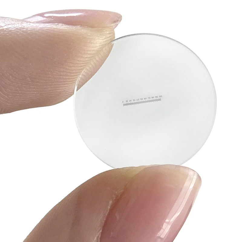 DIV = 0 05 мм микрометр окуляр микроскопа оптическая стеклянная линза со шкалой 100 ​