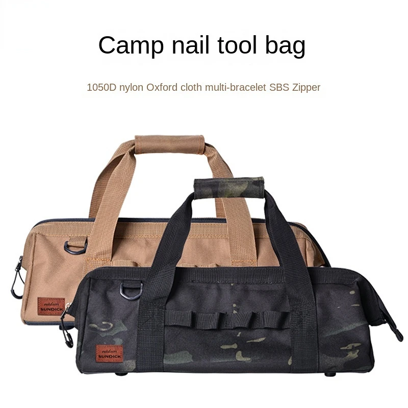 

Tool Storage Bag Multiple Purpose Carry Bag Large Capacity Camping Accessories Tool Bag Sundry Box Outdoor Tent Peg Nails Bags