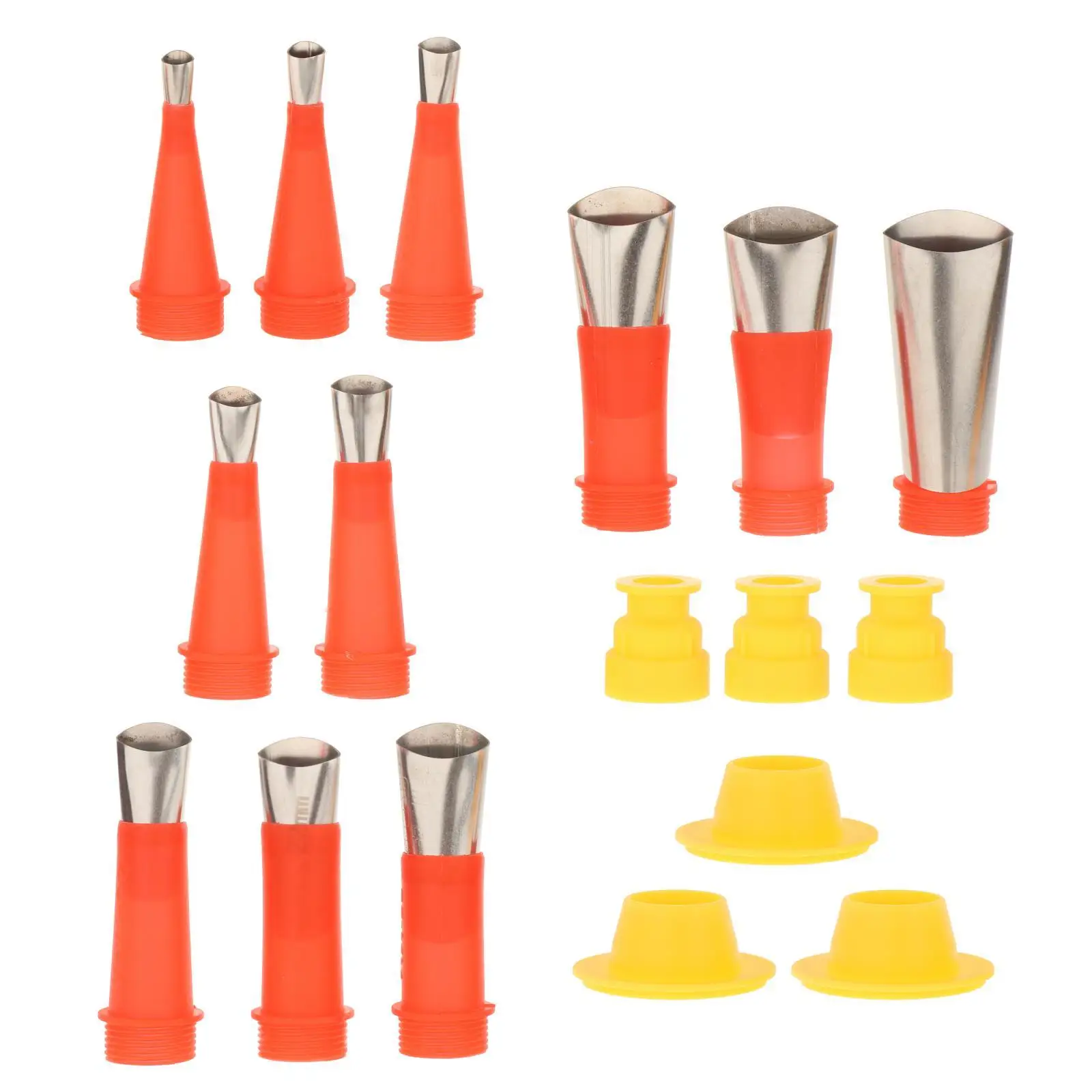 

11x Additional Nozzle Set Caulking Finisher Tool Kit Caulk Remover Tool Cleaning Finishing Caulk Remover for Household Bathroom