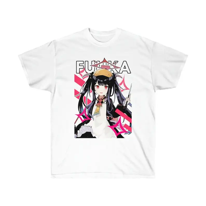 Синяя арховая рубашка Fuuka Рубашка Aikiyo футболка Fanart унисекс из ультрахлопка