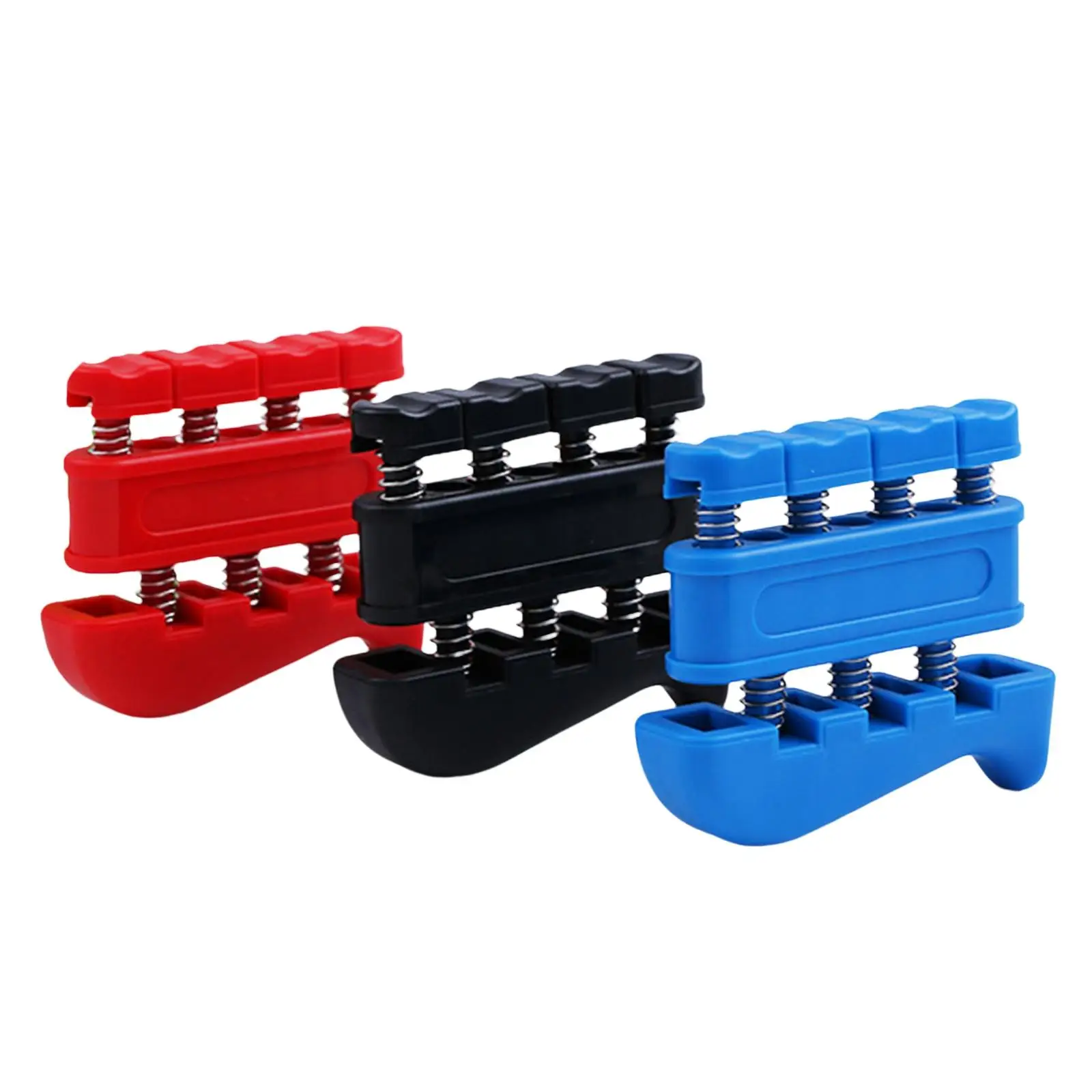 

3Pcs Finger Strengthener Spring Loaded 8kg 16kg 24kg Blue Black Red Trainer Grip Exerciser for Musician Rock Climbing Forearm