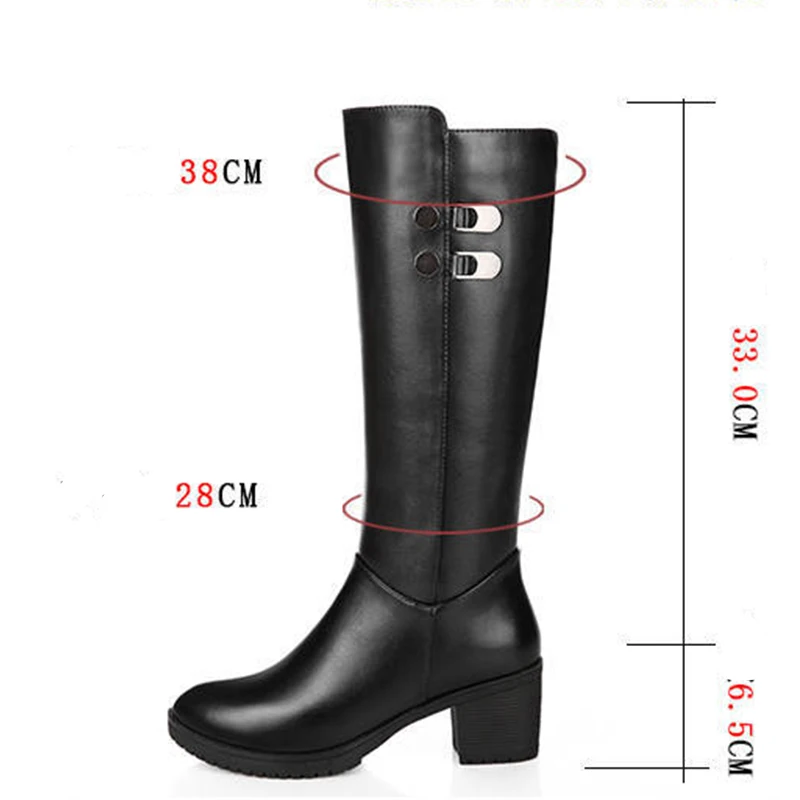 Сапоги женские зимние на высоком каблуке из натуральной мягкой кожи | Обувь