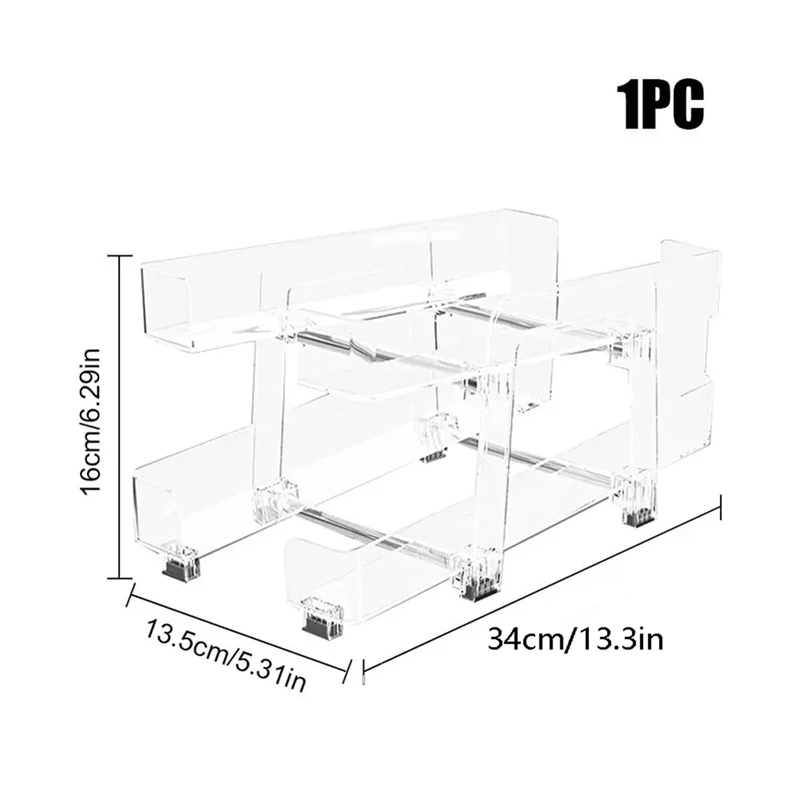 Регулируемый органайзер для хранения емкости регулируемый вращающийся
