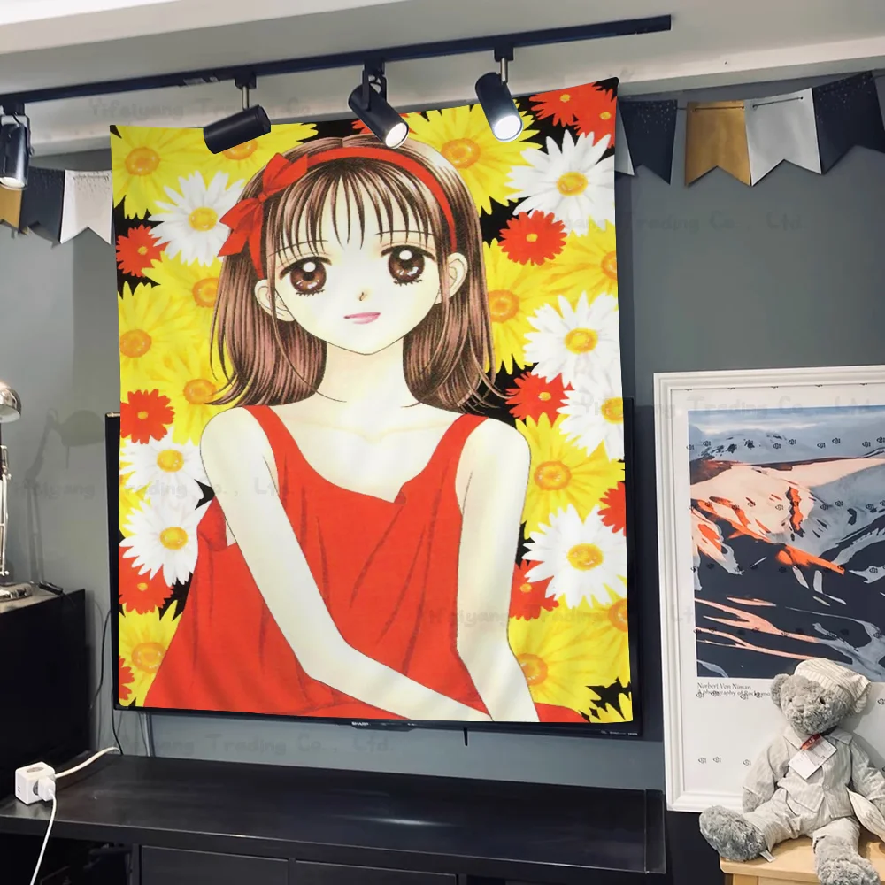 Marmalade Boy Cartoon Tapestry Home Decoration Hippie Bohemian Divination Decor