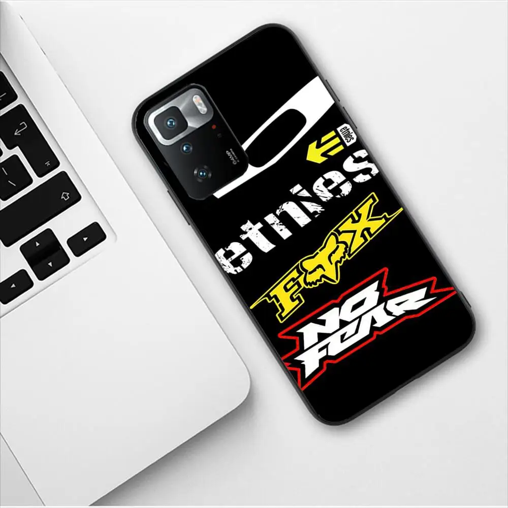 Motorcycle Racing Foxes Phone Case For Redmi 9 9A 7A 10 8A 10A 8 Note 11 10S 7 11S Plus POCO X3 Pro Luxury Design Fashion Cover