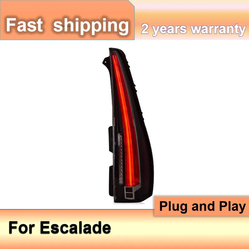 

Автомобильный Стайлинг для Cadillac Escalade, задний фонарь 2008 2009 2012 2013 2014 Escalade, задний фонарь s, светодиодная задняя фара DRL, светодиодный фонарь