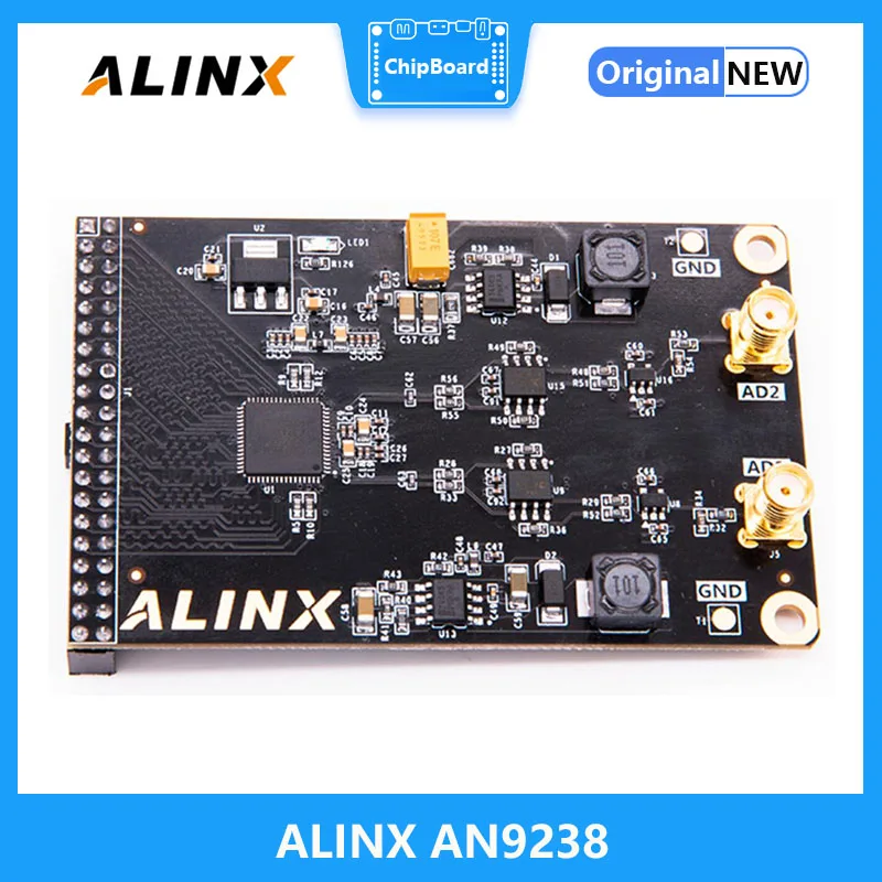 

ALINX AN9238: двухканальный 12-битный AD-модуль для ПЛИС-платы 65msps 10мв