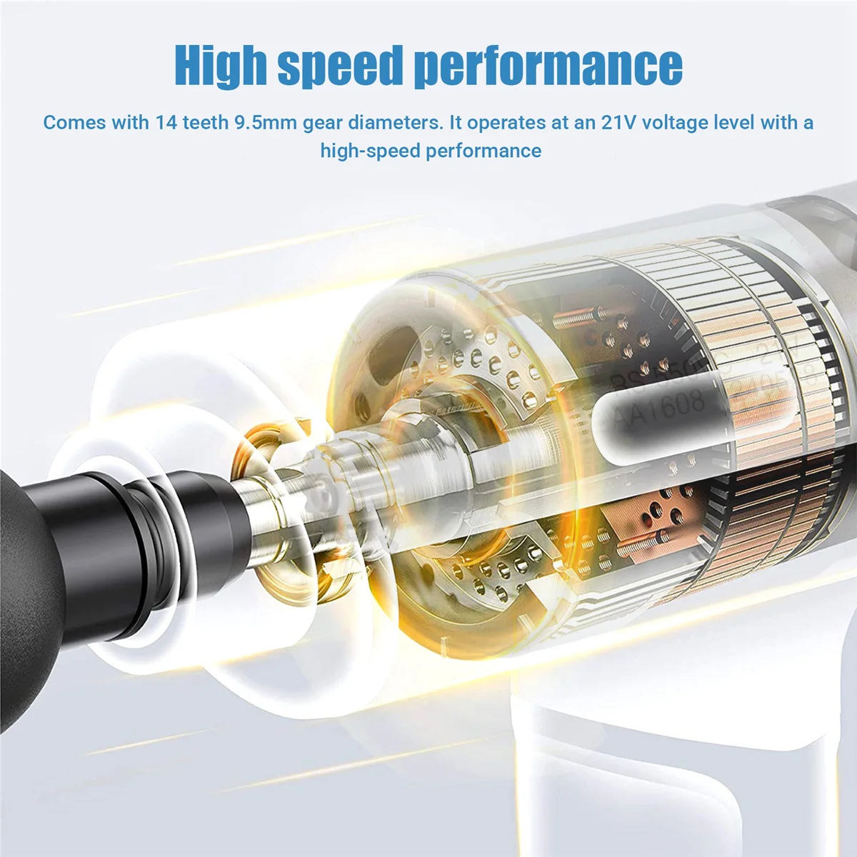 Двигатель постоянного тока 21 В RS550 14 зубов 9 5 мм шестерня для мини-цепной пилы