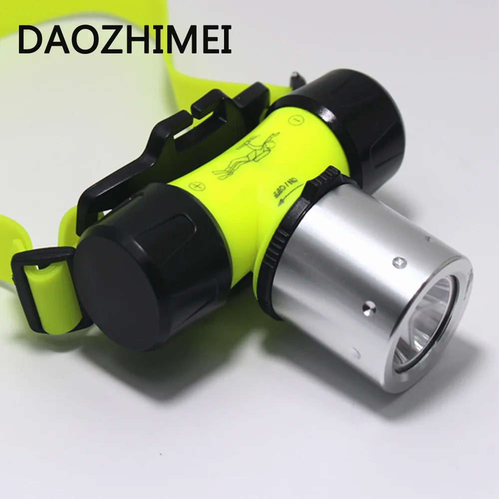 

3800 lumens Underwater Diving Headlight XML T6 Led Scuba Diving Headlamp Torch 3 Mode Waterproof Tactical Lamp Light