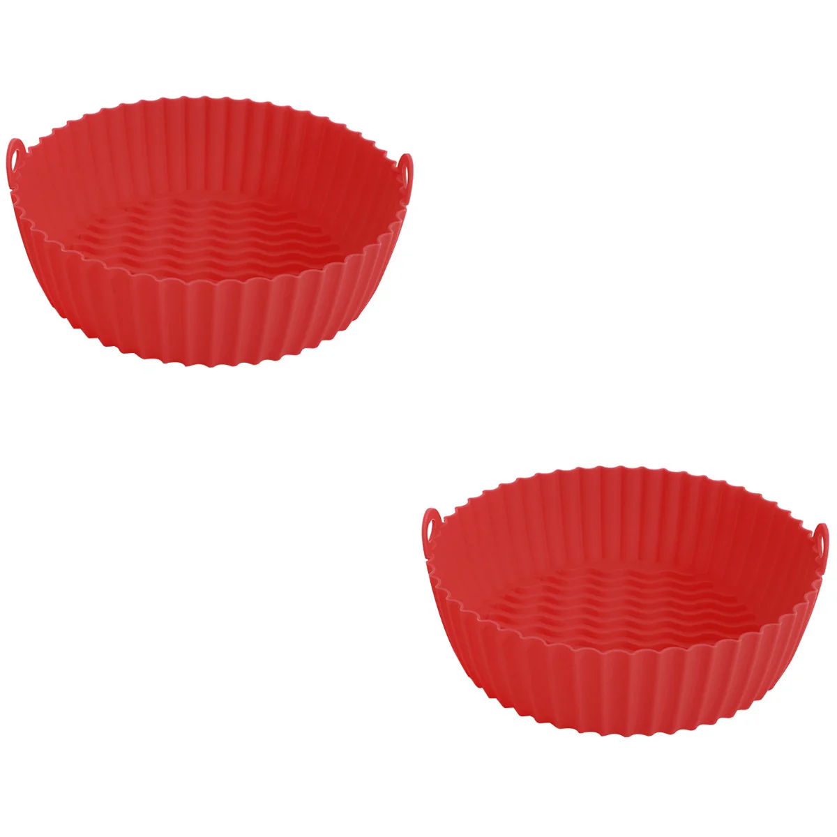 

Air Fryer Pan Oven Mat Silicone Pot Baking Basket Replacement Liner Liners Household Accessories Barbecuesafe Fryers Tray Round