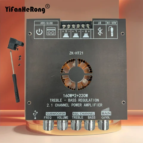 YiFanHeRong ZK-HT21 2.1-канальный Bluetooth-усилитель