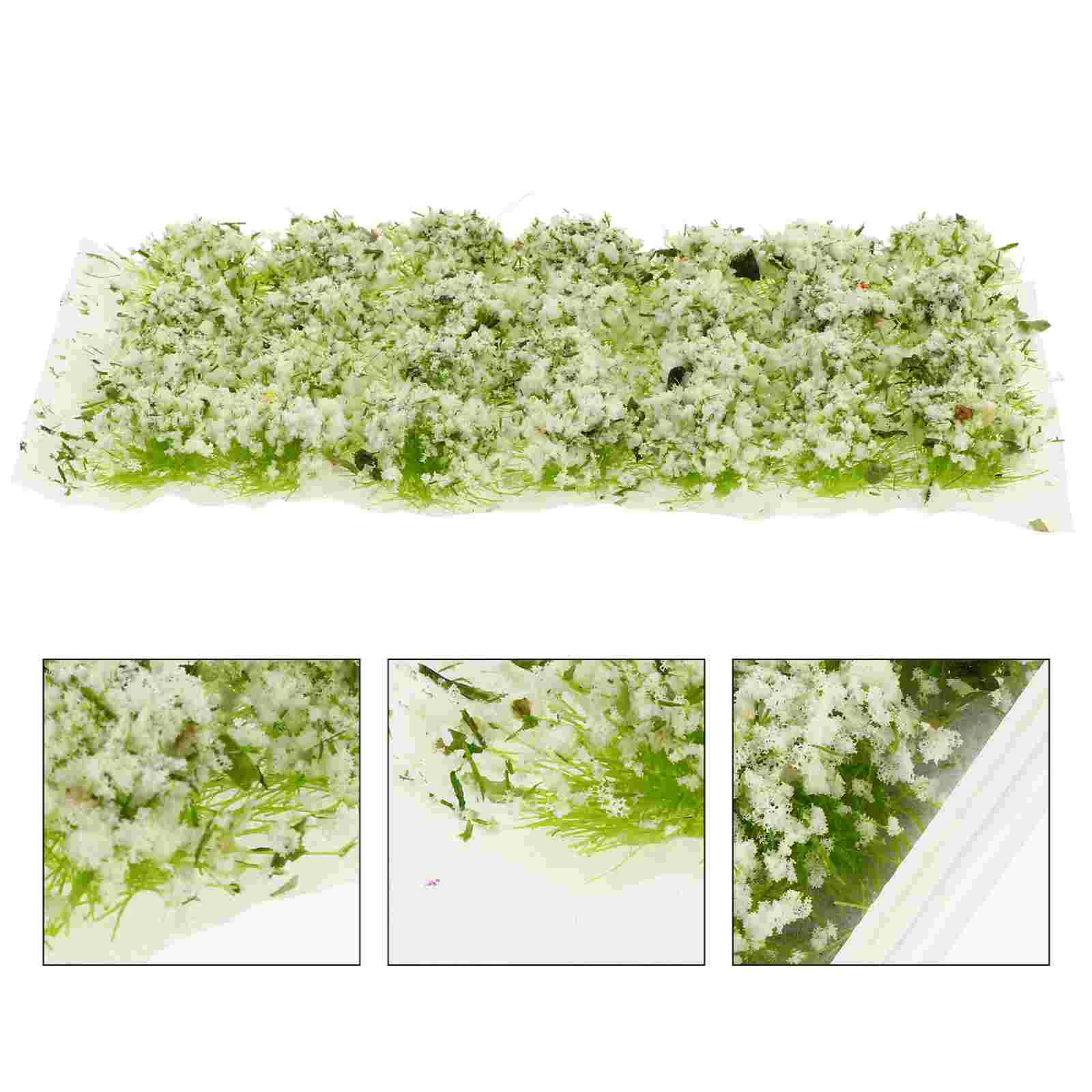 

Flower Model Tufts Miniature Cluster Mini Static Tuft Landscape Decor Vegetation Railway Micro Artificialfake Table Scenery