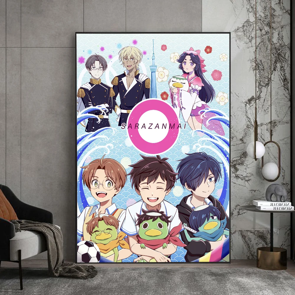 Классические винтажные постеры из аниме Sarazanmai, постеры с принтом ...