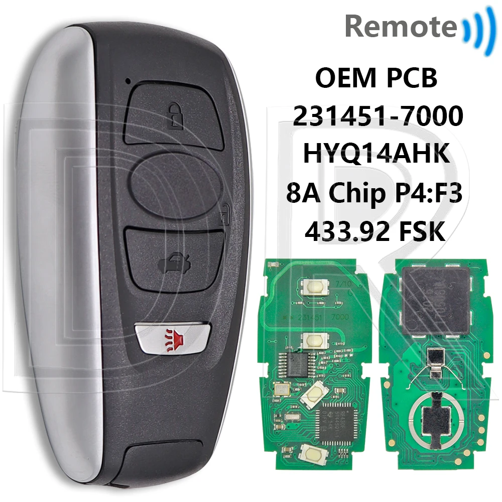 

Отличный HYQ14AHK HYQ14AHC 8A/ID74 чип дистанционного управления для автомобиля Subaru Impreza Legacy BRZ Crosstrek Forester Outback Ascent