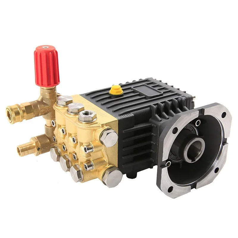 High pressure washer brass triplex plunger pump 100-300bar 15-18LPM suitablefor electric motor gasoline engine diesel