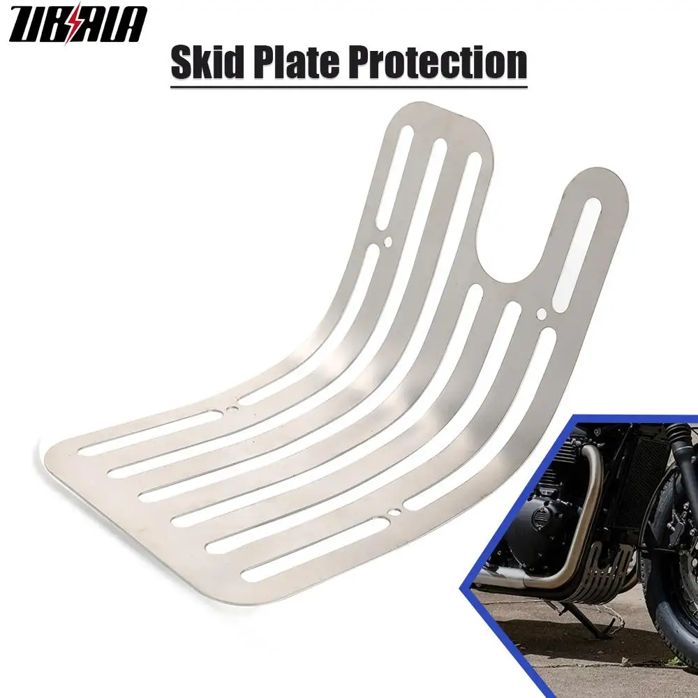 Motorcycle Engine protection cover Chassis Under Guard Skid Plate For T100 120 liquid 2016 2017 2018 2019 2020 2021 Accessories
