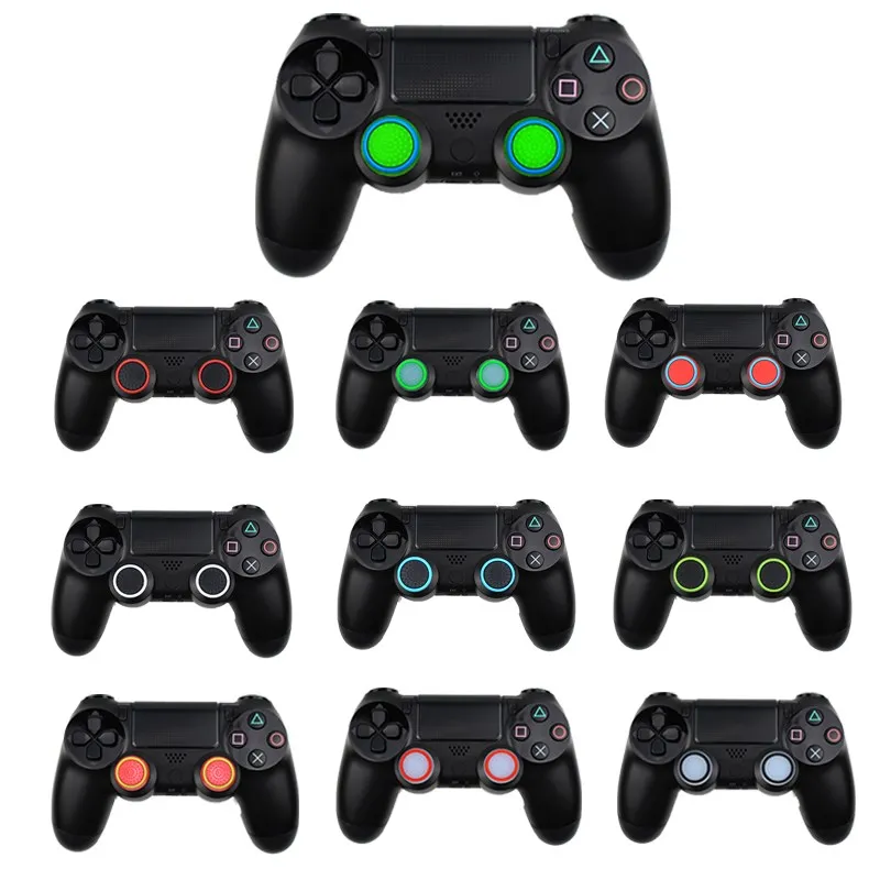 

4Pcs Silicone Gel Thumb Grips Cover For Sony PS3/PS4 For XBOX One /360 Controller for PS4 Pro Slim Controller Thumbstick Caps