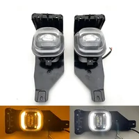New Design Diecast Aluminum Led Fog Lights For Cars Ford F250 F350 2005 2006 2007 With Running And Turning Light White & Yellow
