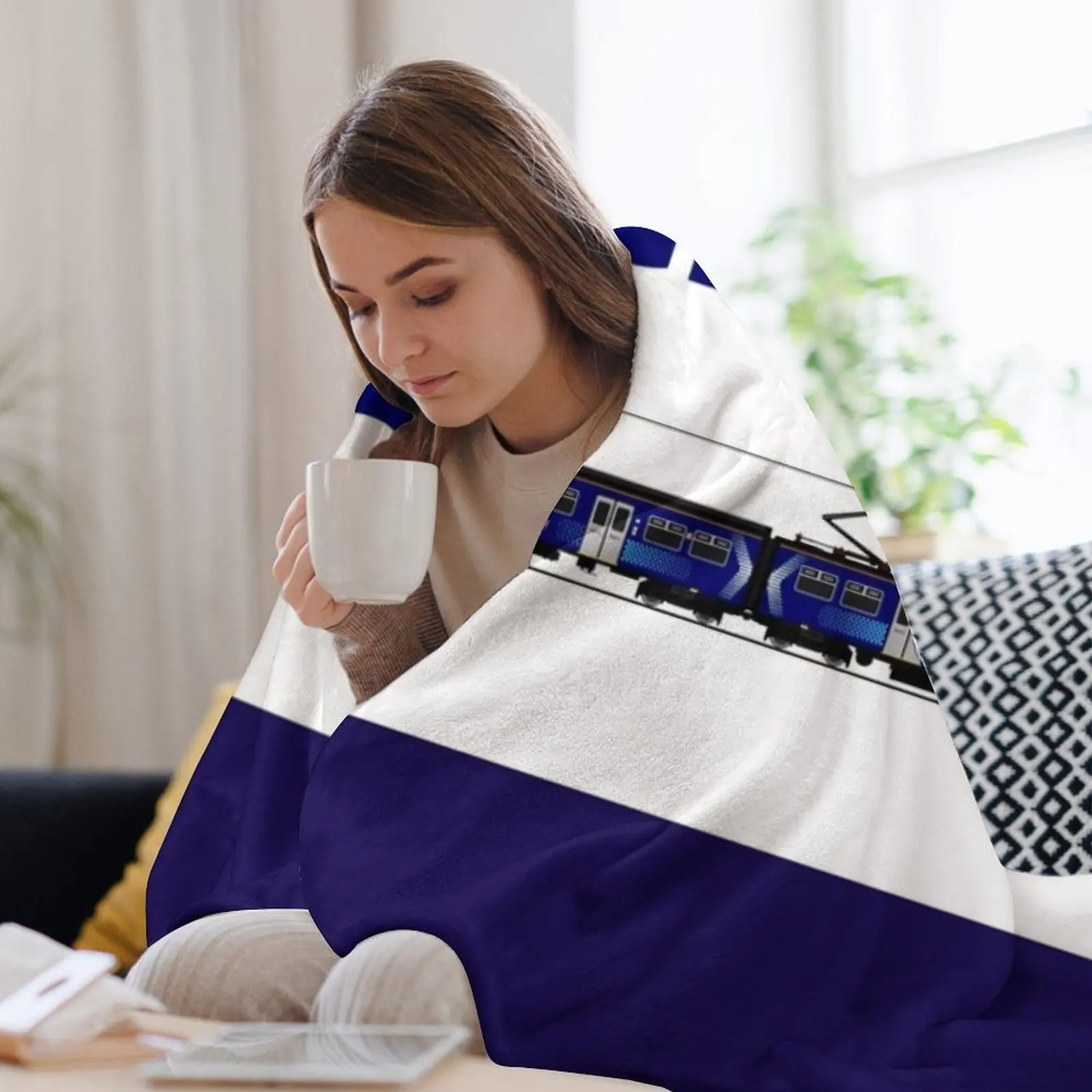 Одеяло SCOTRAIL TRAIN CLASS 320 зимнее одеяло для дивана лохматое волос