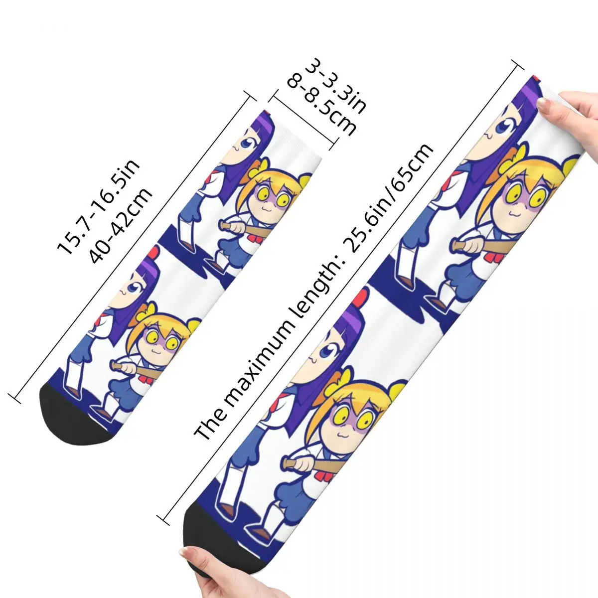 Носки мужские компрессионные смешные сумасшедшие в стиле хип-хоп винтажные