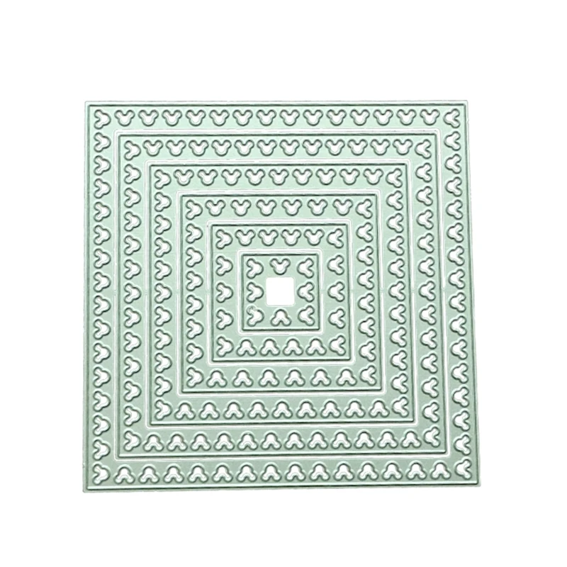 

Квадратная рамка C63B, металлические режущие штампы, фотоальбом, бумажная карта, шаблон, форма, тиснение, украшение