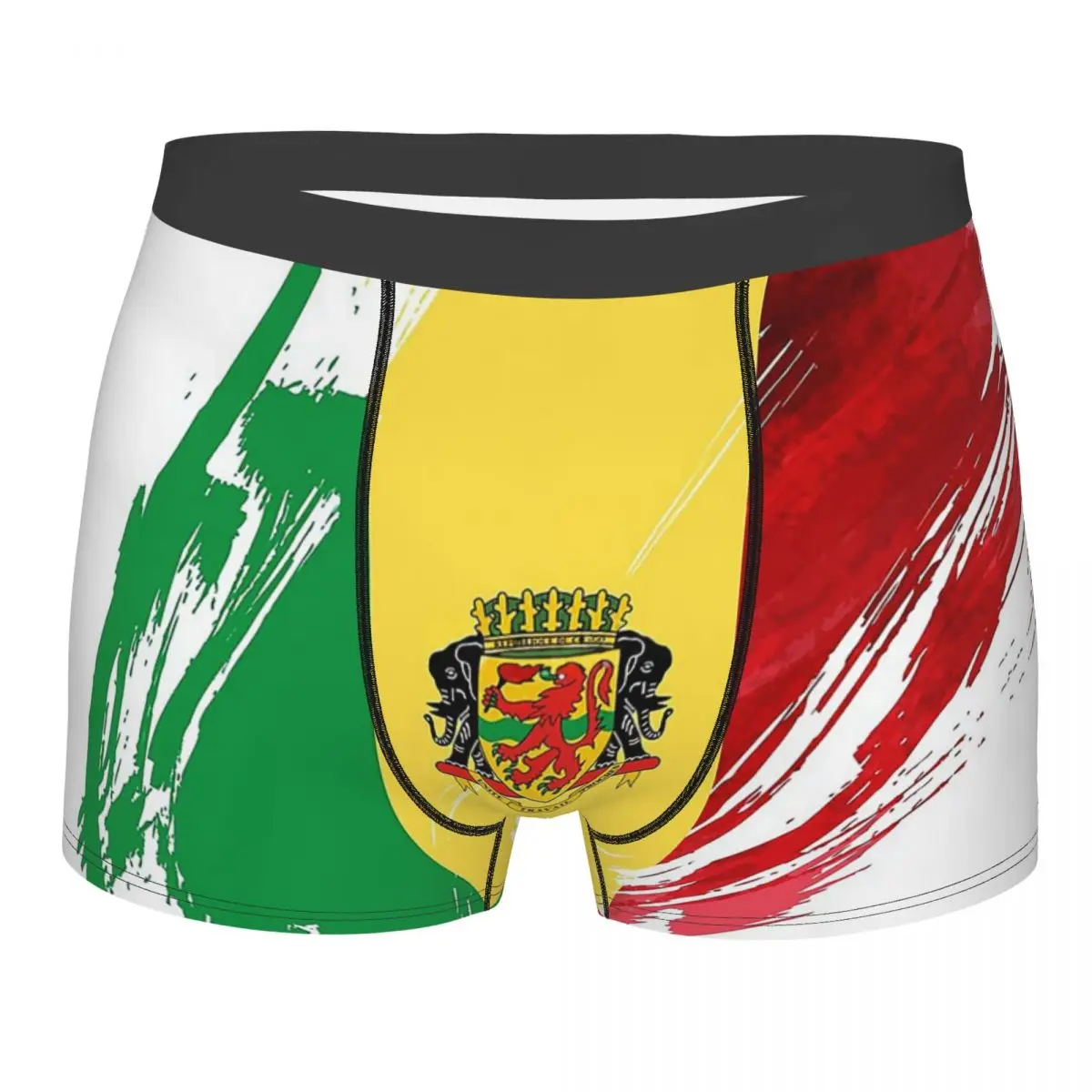 

Мужские боксеры, дышащее нижнее белье с флагом Республики Конго, мужские сексуальные шорты