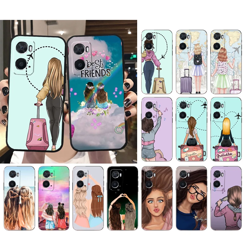 

Best Friends BFF Phone Case for OPPO A77 A57 A57S A78 A96 A91 A54 A74 A94 A73 A52 A53A53S A15 A16 A17 Funda