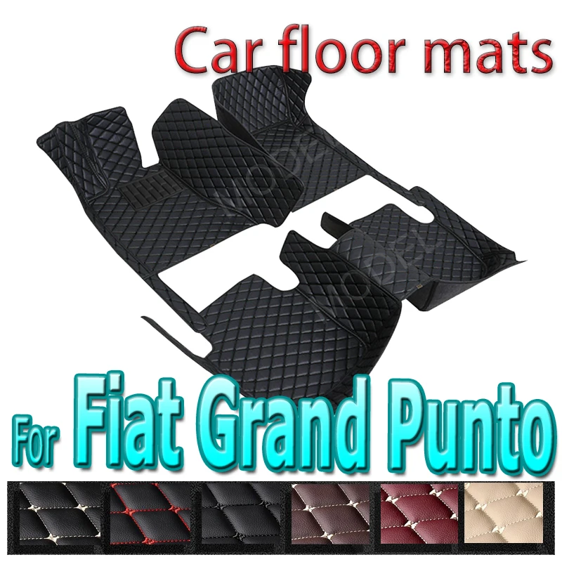 

Car Floor Mats For Fiat Grand Punto Project 199 2005~2009 3door Tapetes Para Carro Alfombrillas Coche Car Mats Car Accessories