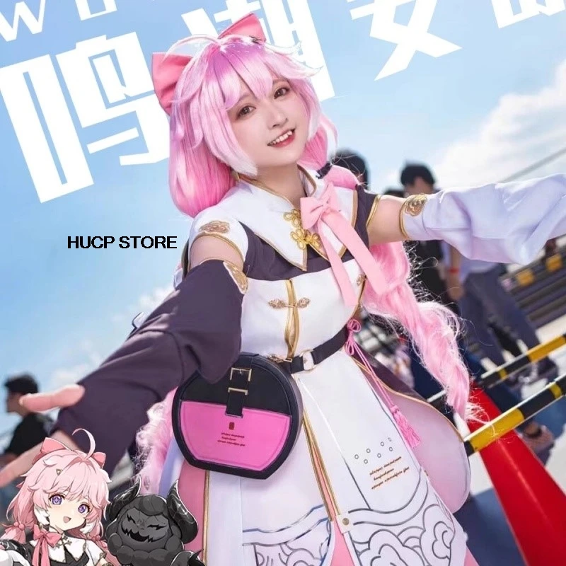 Костюм Wuthering Waves Encore Custumes аксессуары поясная сумка детская одежда в стиле аниме на