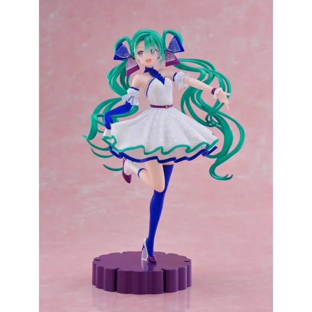 Фото В наличии: Оригинальные фигурки FuRyu Piapro Characters Hatsune Miku Tenitol Tenitol Neo Tokyo Series Idol, 22 см, модель-игрушка, подарок №3