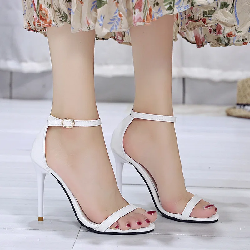 

Gladiator Ladies Shoes for Women 2022 Thin Heels Sandals Fashion Summer Women's Sandals Woman High Heel Open Toe Free Shipping
