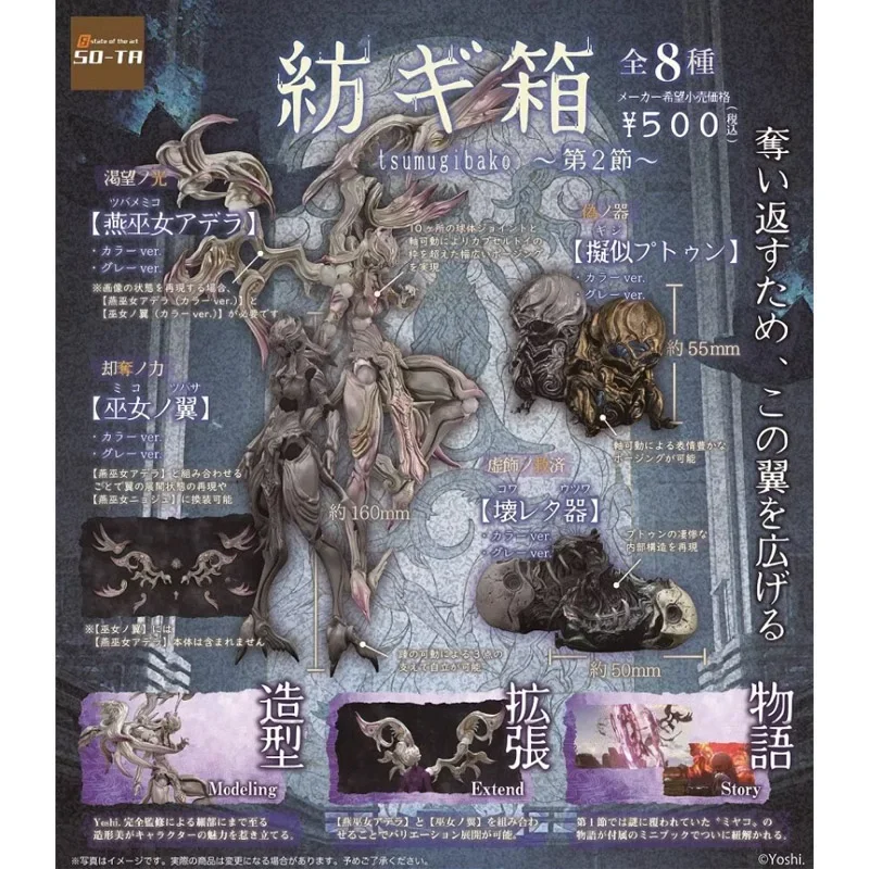 SO-TA Gashapon Капсульная Игрушка С Yoshii Phantom Destruction Вращающаяся Коробка Коллекционная